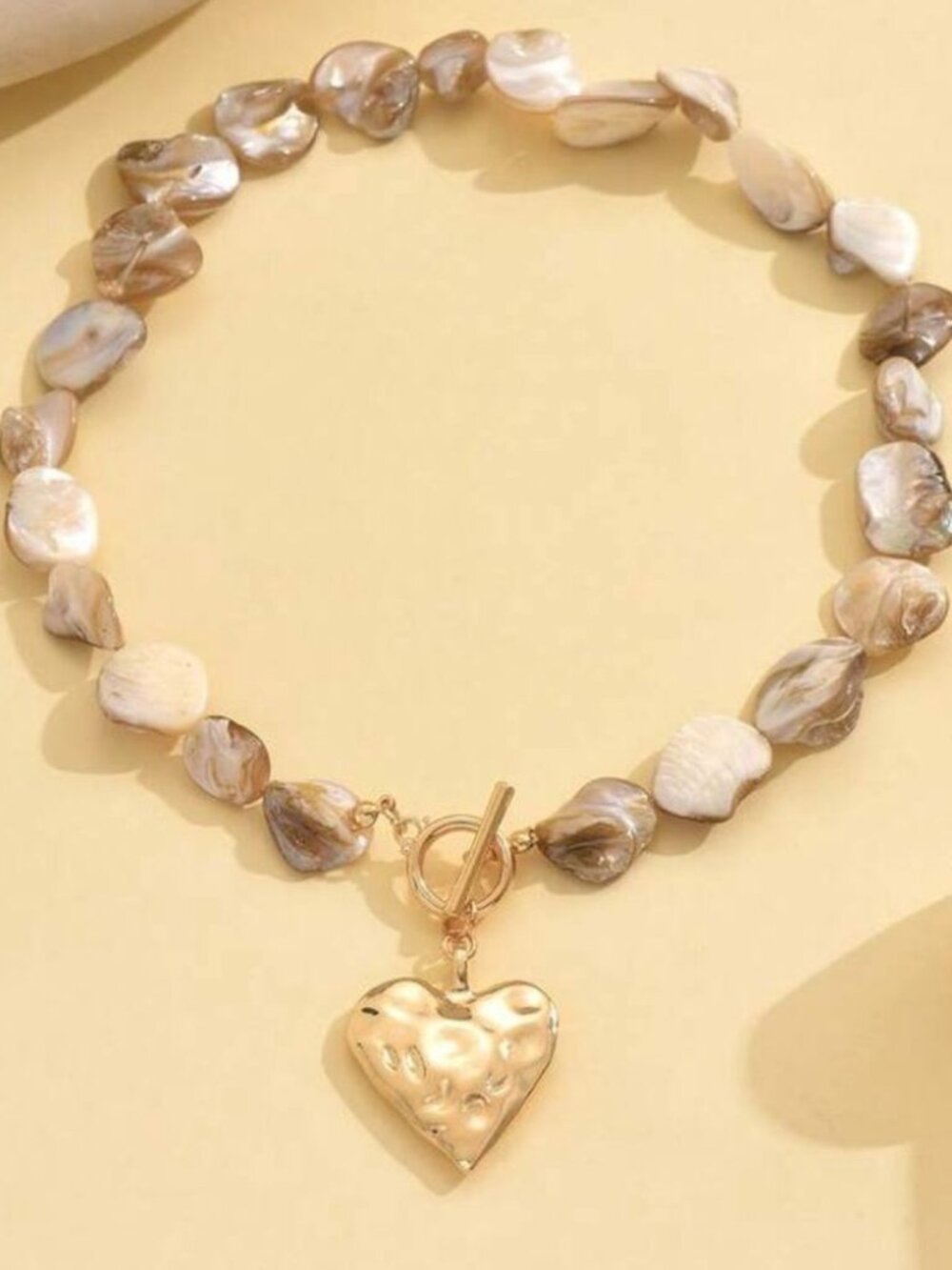Heart PendantShell Necklace M556